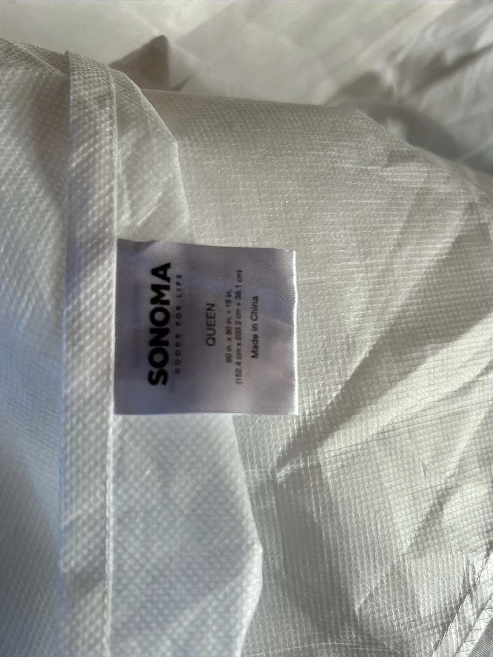 Sonoma White Quilted Coverlet with Subtle Woven Texture
